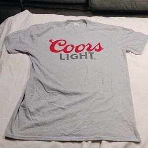 Coors Light men's large sized t shirt
